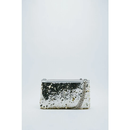 NastyGal Slouched Sequin Grab Bag For Female - Image 3