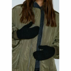 NastyGal Fleece Mittens For Female