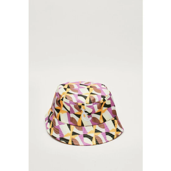 NastyGal FVCK CANCER Geometric Graphic Bucket Hat For Female - Image 3