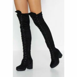 NastyGal Witching Hour Over-the-Knee Boot For Female