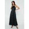 NastyGal Petite Satin Halterneck Maxi Dress For Female