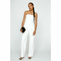 NastyGal Tailored Straight Leg Co Ord Trouser For Female