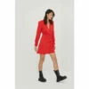 NastyGal Wrap Front Mini Shirt Dress For Female