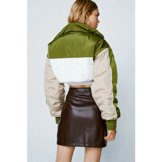 NastyGal Faux Leather Mini Pelmet Skirt For Female - Image 4