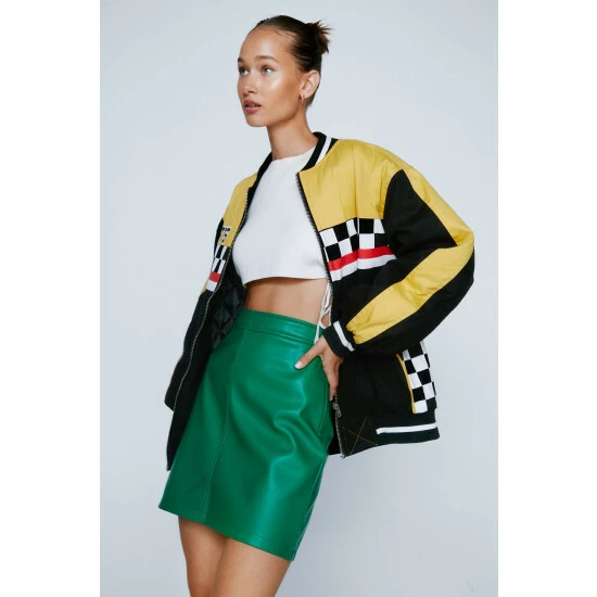 NastyGal Faux Leather Mini Pelmet Skirt For Female - Image 6