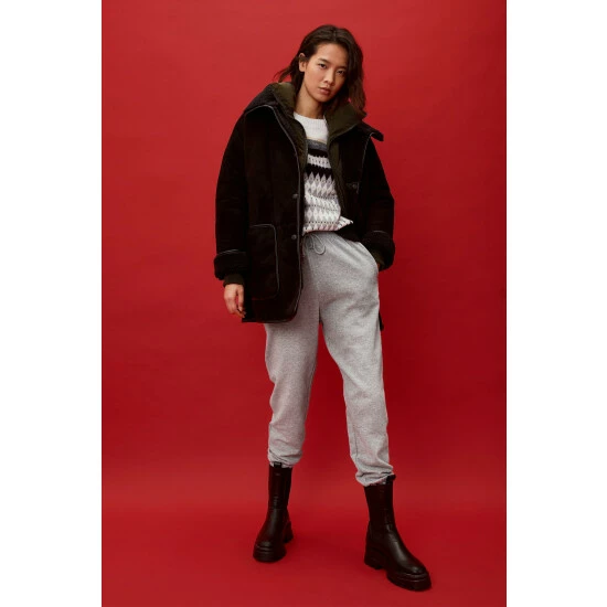 NastyGal Argyle Holiday Pattern Relaxed Sweater For Female - Image 2