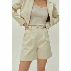 NastyGal Tailored High Waisted City Shorts For Female