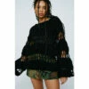NastyGal Open Panelled Knitted Jumper For Female