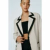 NastyGal Tailored Colour Block Blazer For Female