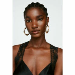 NastyGal Aztec Detail Chunky Hoop Earrings For Female
