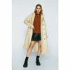 NastyGal Premium Toggle Detail Faux Leather Vinyl Coat For Female