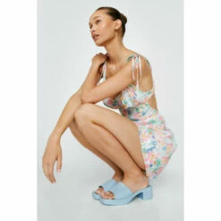 NastyGal Jelly Heeled Mules For Female