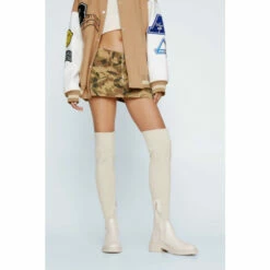 NastyGal Knitted Over The Knee Chunky Boot For Female