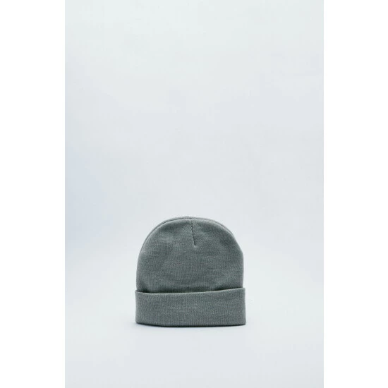 NastyGal Recycled Basic Knit Beanie For Female - Image 3