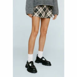 NastyGal Real Leather Chunky Buckle Detail Mary Jane For Female