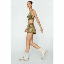 NastyGal Buckle Straps Ankle Biker Boots For Female