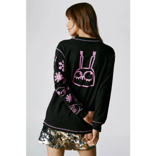 NastyGal Will Broome Long Sleeved T-shirt For Female - Image 5