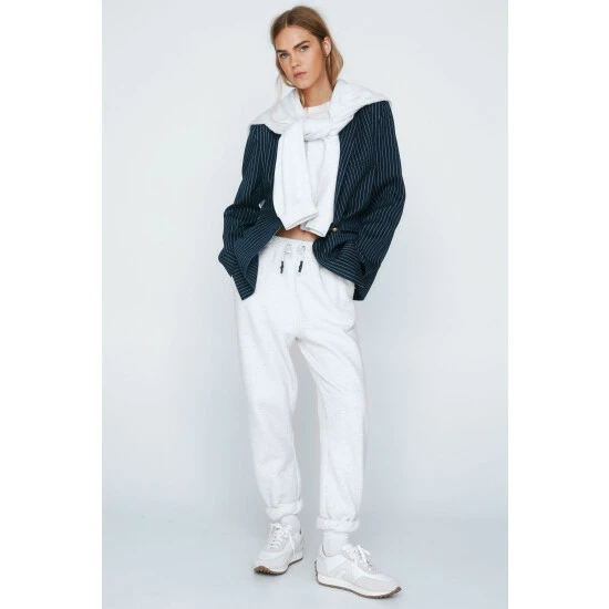 NastyGal Premium Pinstripe Single Breasted Blazer For Female - Image 2