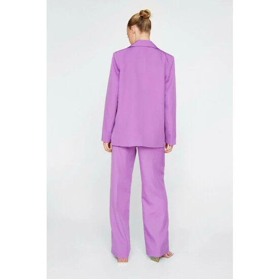 NastyGal Premium Wide Leg Tailored Pants For Female - Image 4