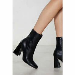 NastyGal Flare For Dramatics Heeled Bootie For Female