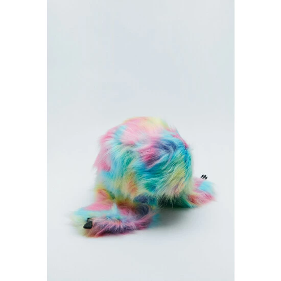 NastyGal Faux Fur Oversized Trapper Hat For Female - Image 3