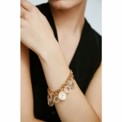NastyGal Chunky Charm Chain Bracelet For Female