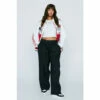 NastyGal Plus Size Extreme Parachute Cargo Pants For Female