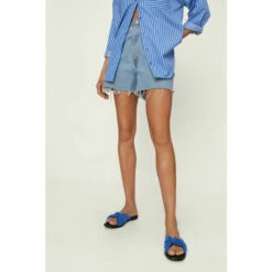 NastyGal Suede Knot Mules For Female