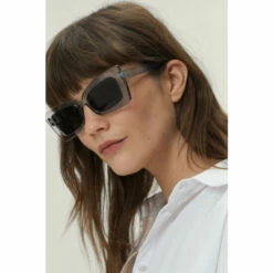 NastyGal Plastic Square Cat Eye Sunglasses For Female