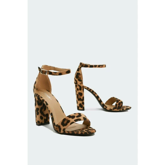 NastyGal Here Kitty Leopard Heel For Female - Image 3